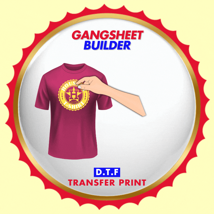 Custom DTF Transfer Print - Make a Gangsheet Online